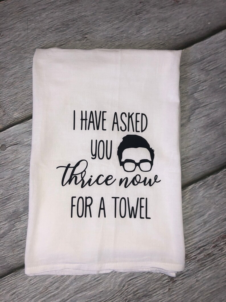 Funny movie sayings tea towels custom tv show tea towel fold Etsy