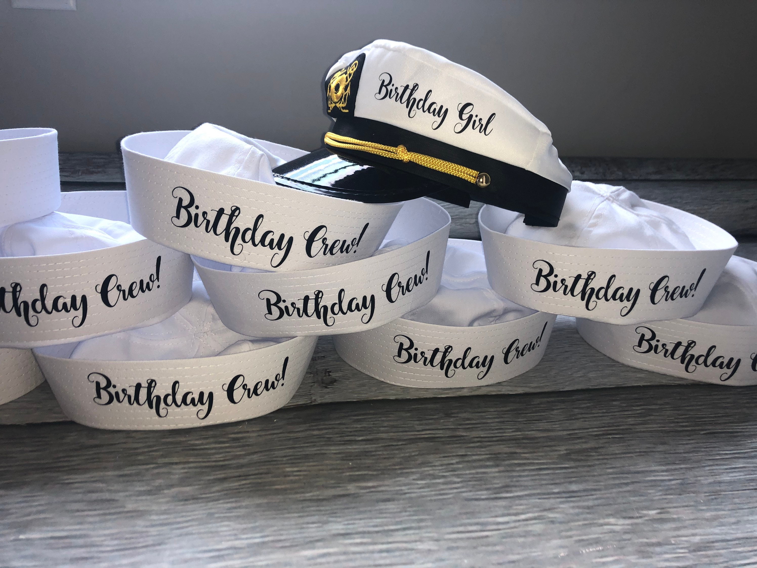 Veil Nautical Captains Hat Birthday 