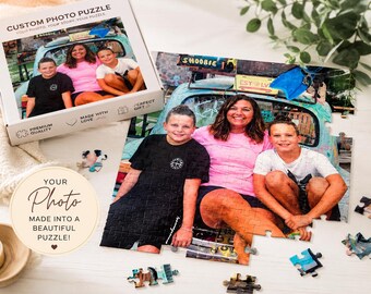 Personalized Photo Puzzle | Custom Picture Puzzle | Family Photo Gift | Wedding Gift | Anniversary Gift | Birthday | Custom Jigsaw Puzzle
