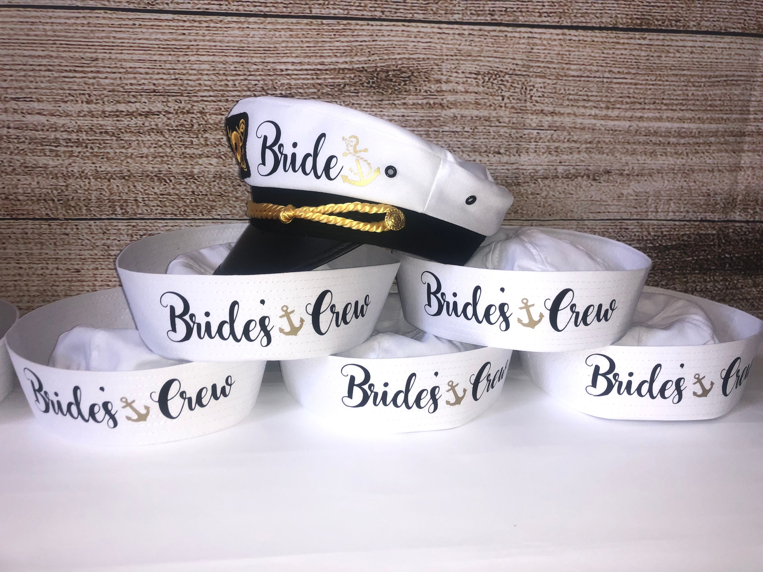 Veil Nautical Captain's Hat Bride's 