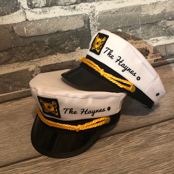 Captain Hat Men Women - Sailor Hat, Yacht Boat Captains Sailing Fishing 