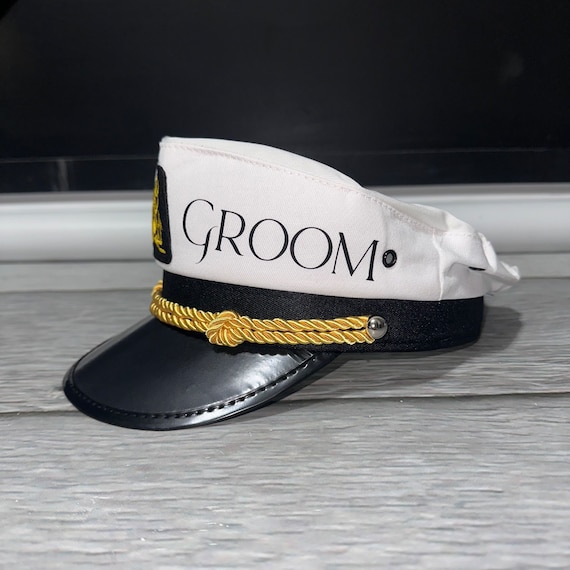 Bachelor Party Captain's Hat, Grooms Captain Hat, Bride's Crew Hat