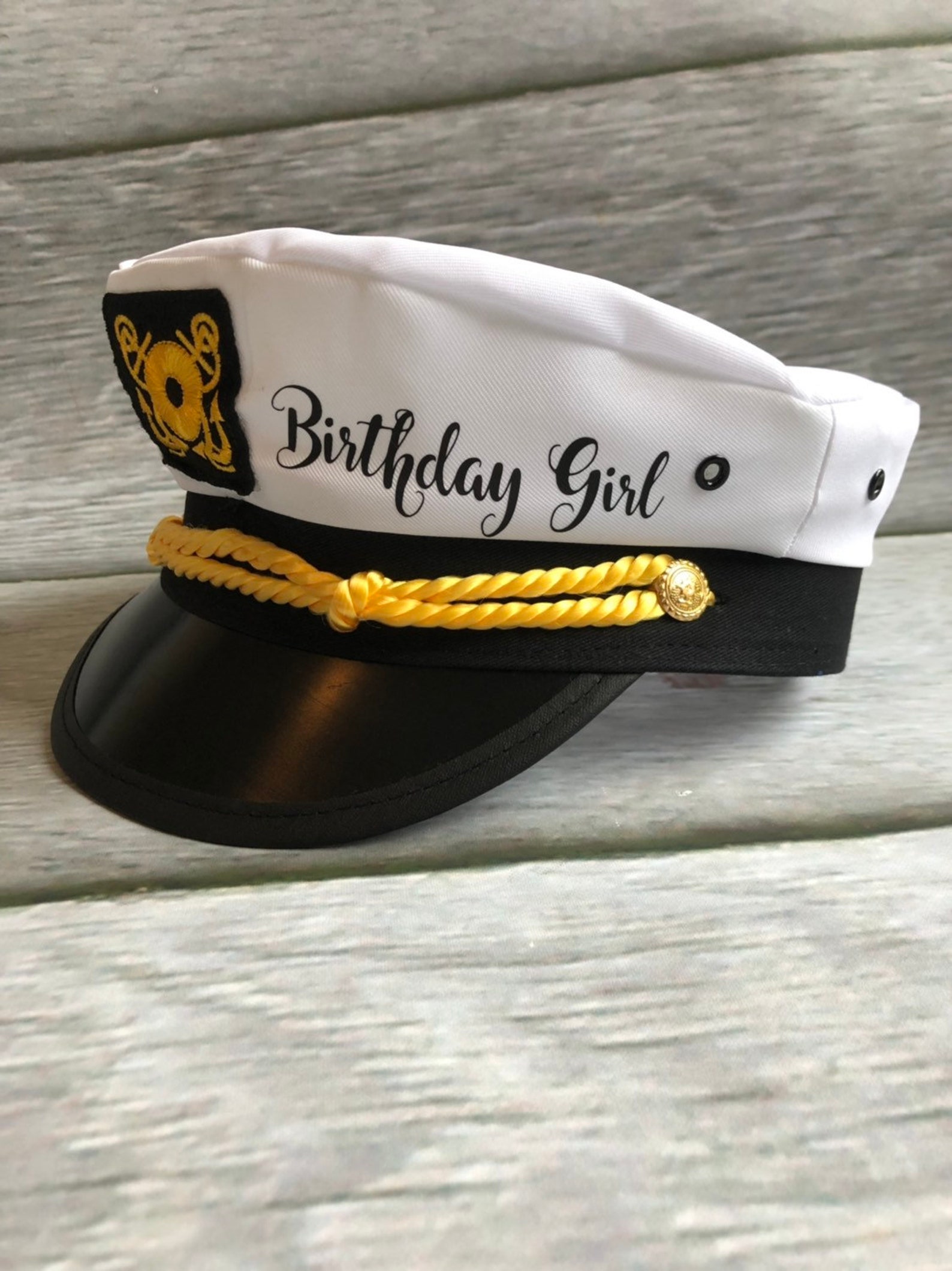 Nautical Captains Hat Mens Birthday Captain Hat Birthday Etsy