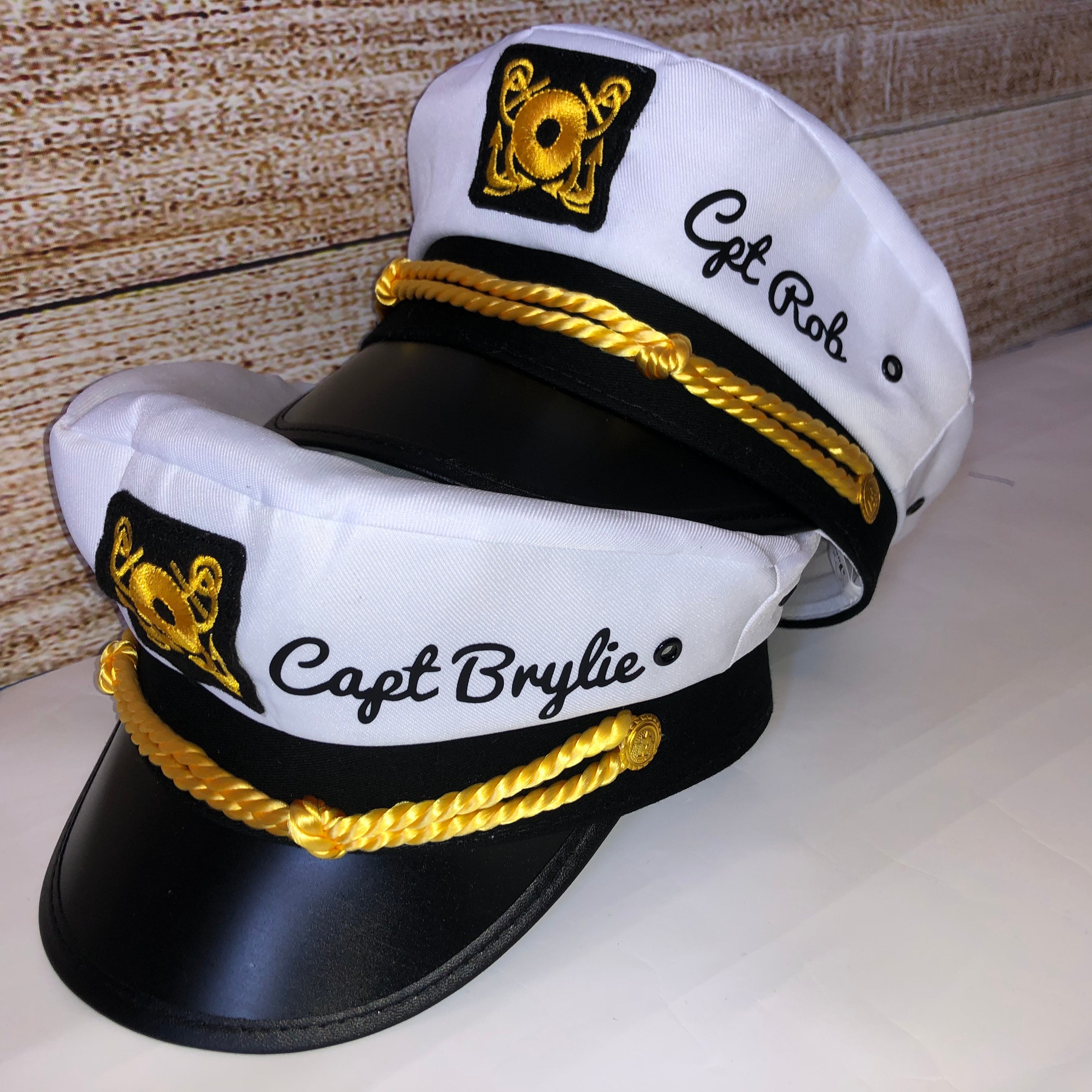 Nautical Captain's Hat gift for new boat owner captain Etsy