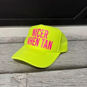 Inappropriate sayings trucker hats, funny neon trucker hats, explicit trucker hats, neon girls weekend trucker hats, bachelorette trucker image 8