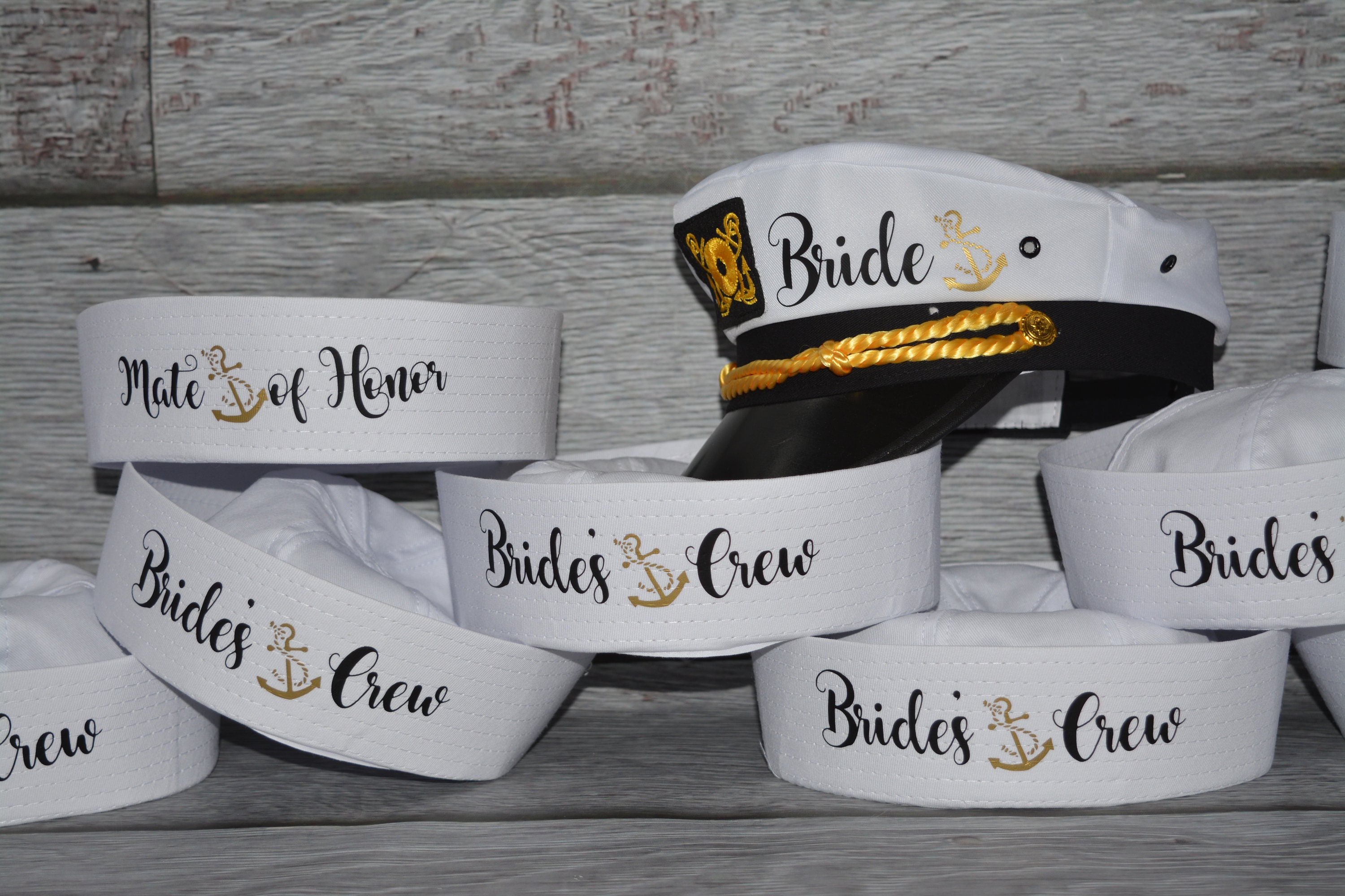 Veil Nautical Captain's Hat Bride's 
