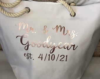 Oversized bride tote bag, gift for her, bride to be tote, Braided strap bag, Beach Please Tote bag, Beach tote bag, Bridesmaid Beach tote,