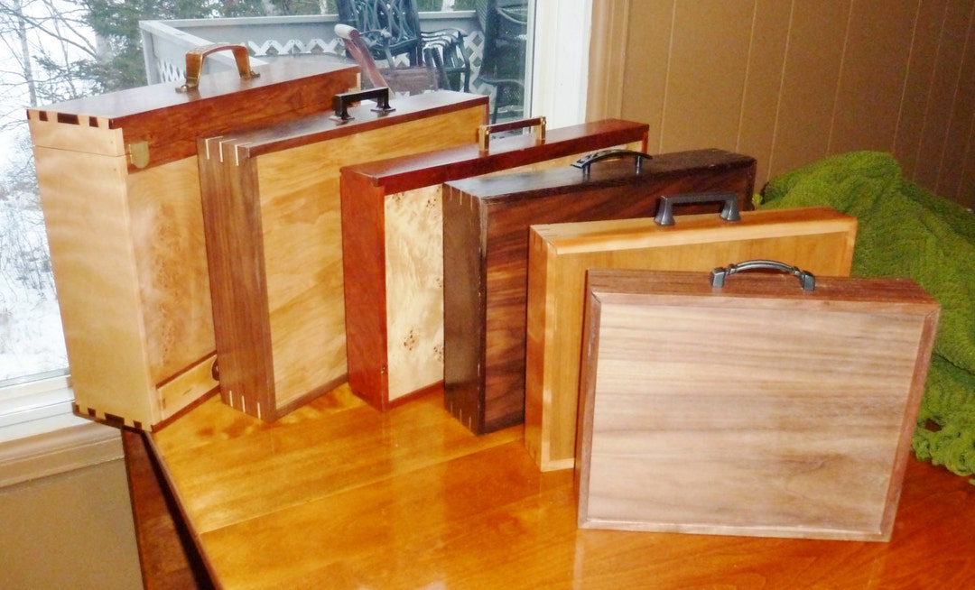 Custom Wooden Briefcases and Boxes Etsy