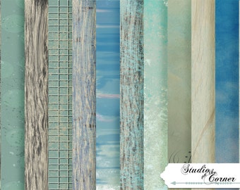 Digital Scrapbook Paper, Digital Paper, Beach Digital Paper, Cape Cod Digital Paper, Dune Shack Digital Paper, Summer Digital Paper