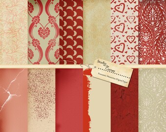 Digitale Papiere zum Valentinstag, Scrapbook-Papiere, Valentinstag, Valentinstag, Valentinstag, Valentinstag, Valentinstag, Weihnachten, Valentinstag