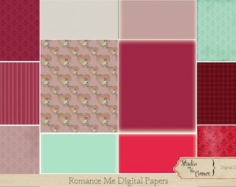 Digitale Papiere zum Valentinstag, Digitale Papiere, Valentinstag, Valentinstag Papiere