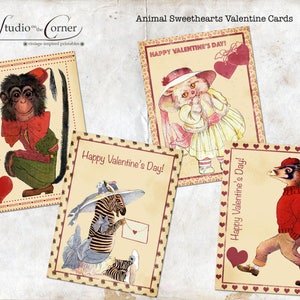 Printable Valentines Card, Valentine Card, Valentines Day Card, Valentine&#39;s Kids, Valentines Day, Vintage Valentines