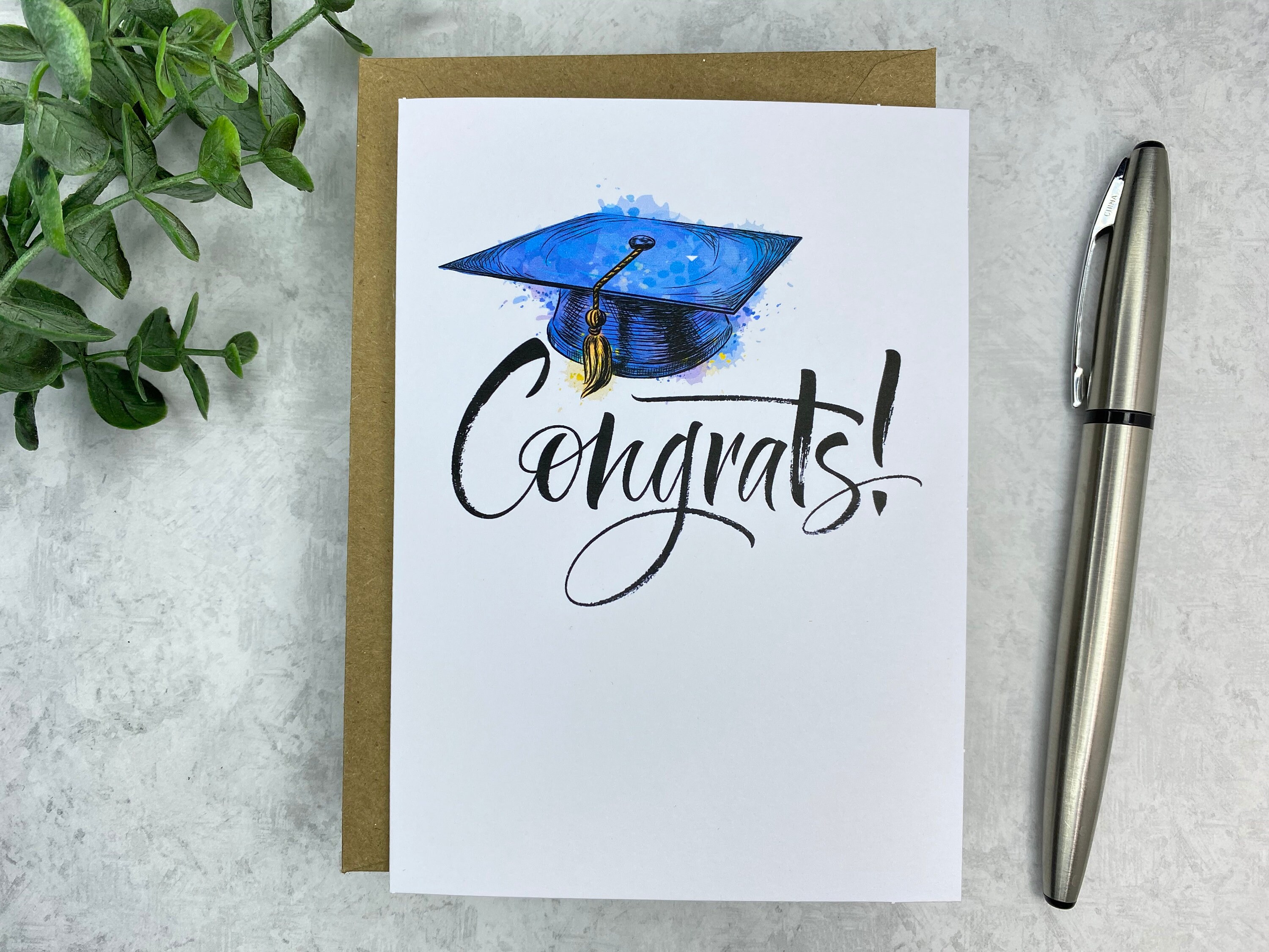 Graduation Card Blank or Your PERSONALIZED Message Inside - Etsy
