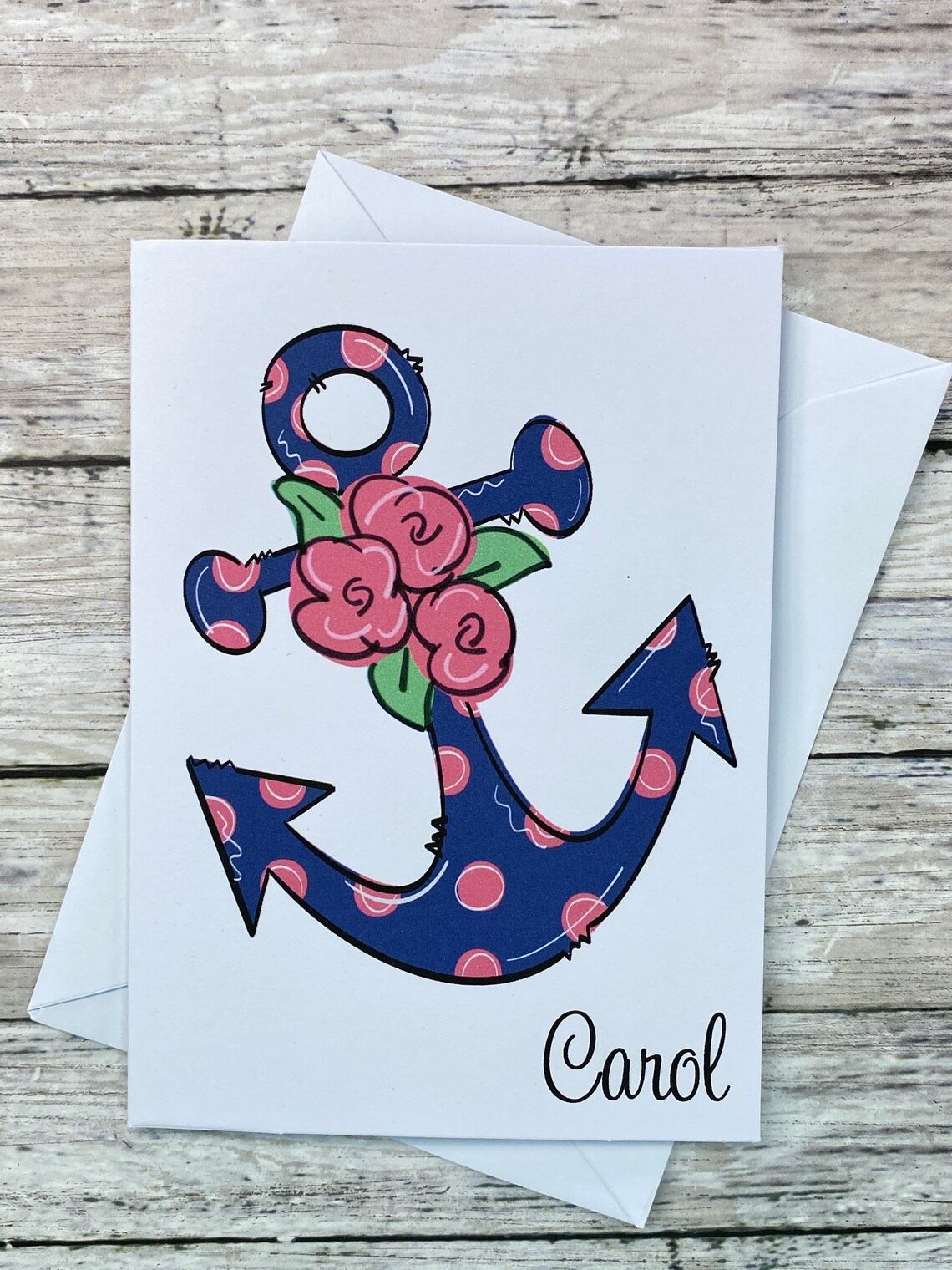 Set of 8 10 or 20 PERSONALIZED blank note cards with lovely Etsy