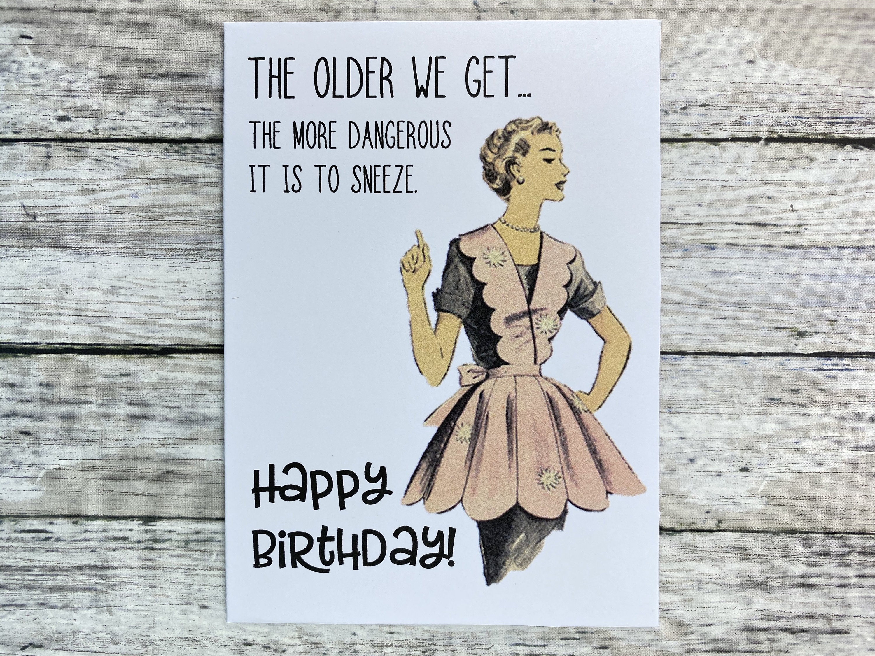 Funny Birthday Card Blank Or Your Personalized Message Etsy Denmark