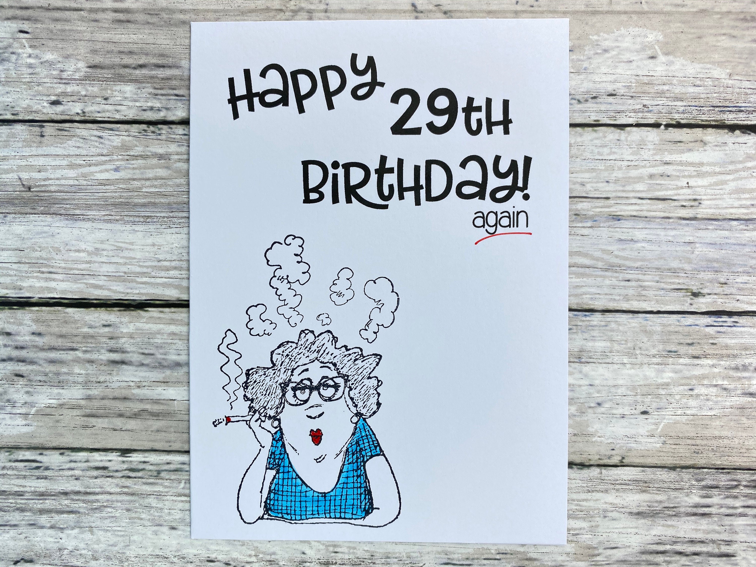 Happy Birthday To Old Friend Funny Funny Birthday Card For Your Old Friend Happy 29Th - Etsy Singapore Happy Birthday To Old Friend Funny Funny Birthday Card For Your Old Friend Happy 29Th - Etsy Singapore