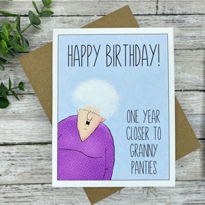 Funny Birthday Card Blank or Your Personalized Message One - Etsy