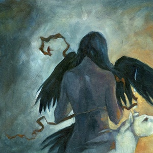 Embrace Print - Fine Art Print &quot;Embrace&quot; - Giclee -  Signed and Numbered Print - Artwork by Alison Hatter