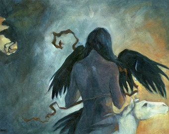 Embrace Print - Fine Art Print "Embrace" - Giclee -  Signed and Numbered Print - Artwork by Alison Hatter