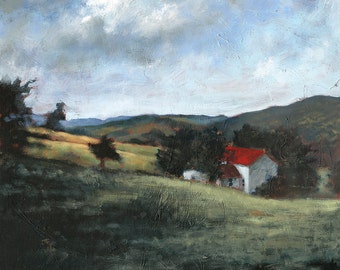 Sleepy Hollow Print - Fine Art Print "Sleepy Hollow" - Landscape Print - Signed and Numbered Print - Giclee - Artwork by Sean Hatter