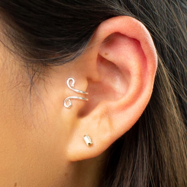 Silver Tragus Kuff