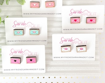 Love Letter Stud Earrings