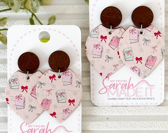 Bookish Petal Earrings