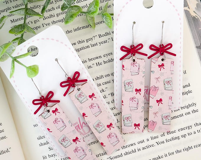 Bow Bookmark Earrings