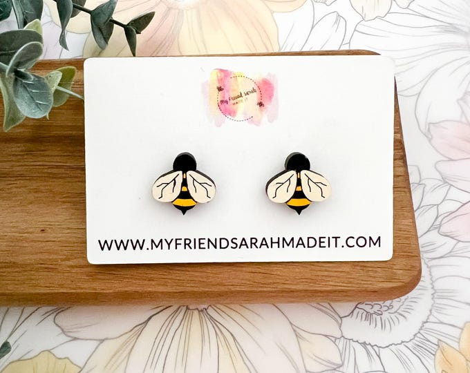 Busy Bee Stud Earrings