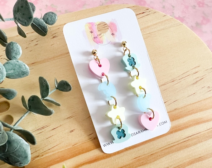 Lucky Charms Acrylic Earrings
