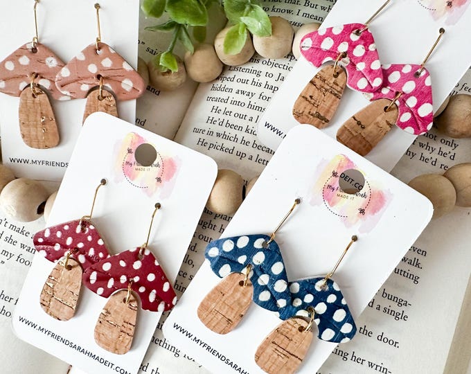 Mushroom Earrings