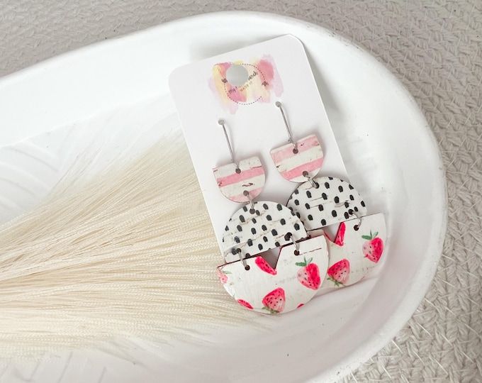 Strawberry Statement Earrings