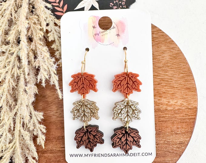 Maple Leaf Earrings