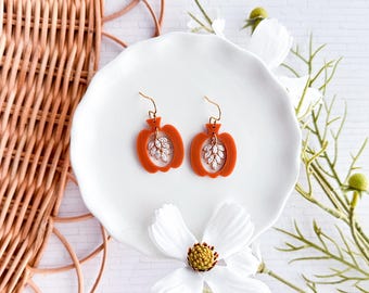 Pumpkin Earrings