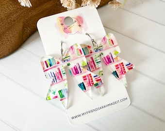 Bow Bookshelf Earrings