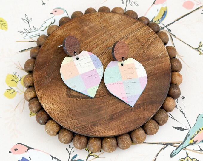 Pastel Cork Earrings