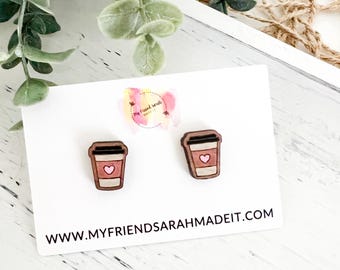 Coffee Cup Studs