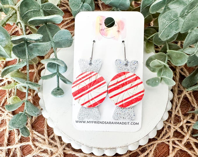 Peppermint Candy Earrings