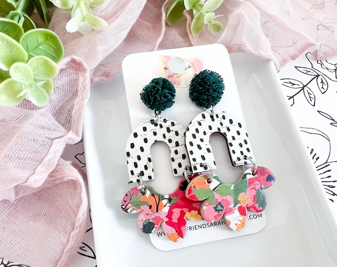 Pattern Mix Statement Earrings