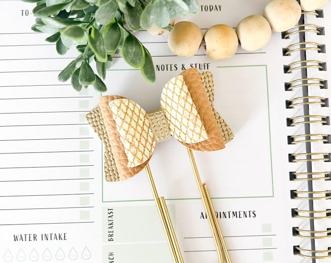 Gilded Mermaid Planner Bow Clip