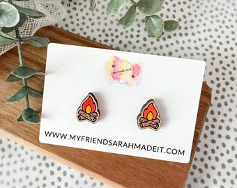 Campfire Stud Earrings