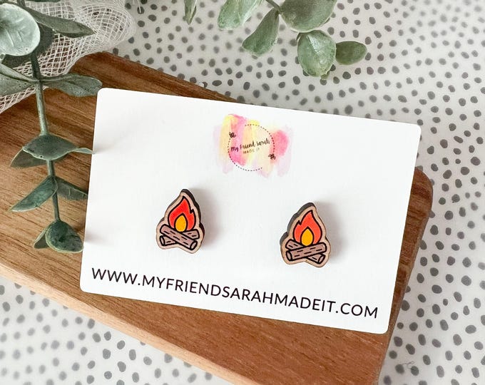 Campfire Stud Earrings