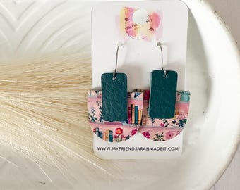 Fiesta Confetti Dome Earrings