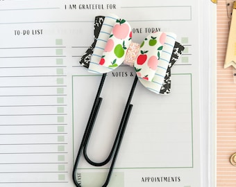 Apple + Composition Planner Bow Clip
