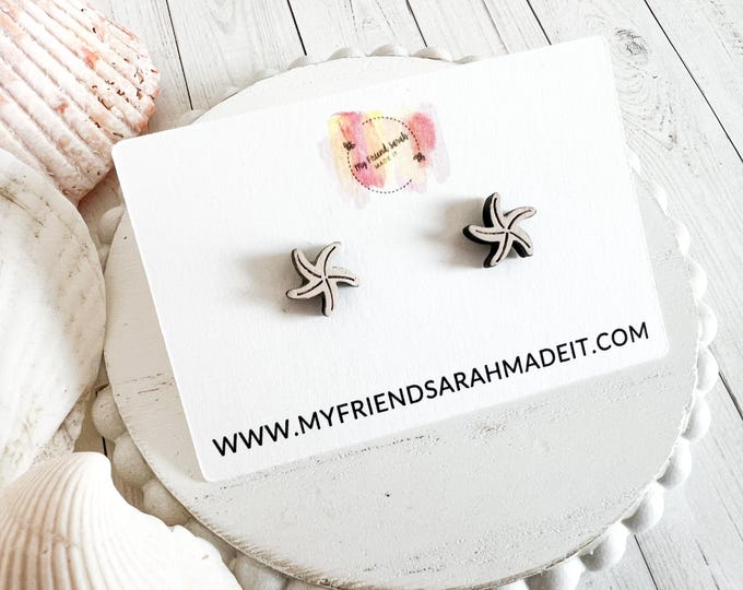 Striped Swimsuit Stud Earrings