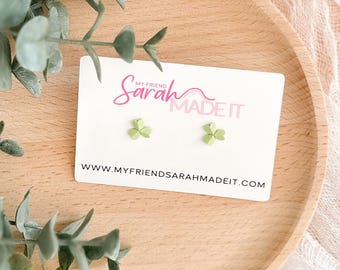 Shamrock Stud Earrings