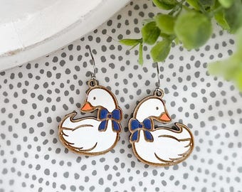 Vintage Inspired Goose Earrings