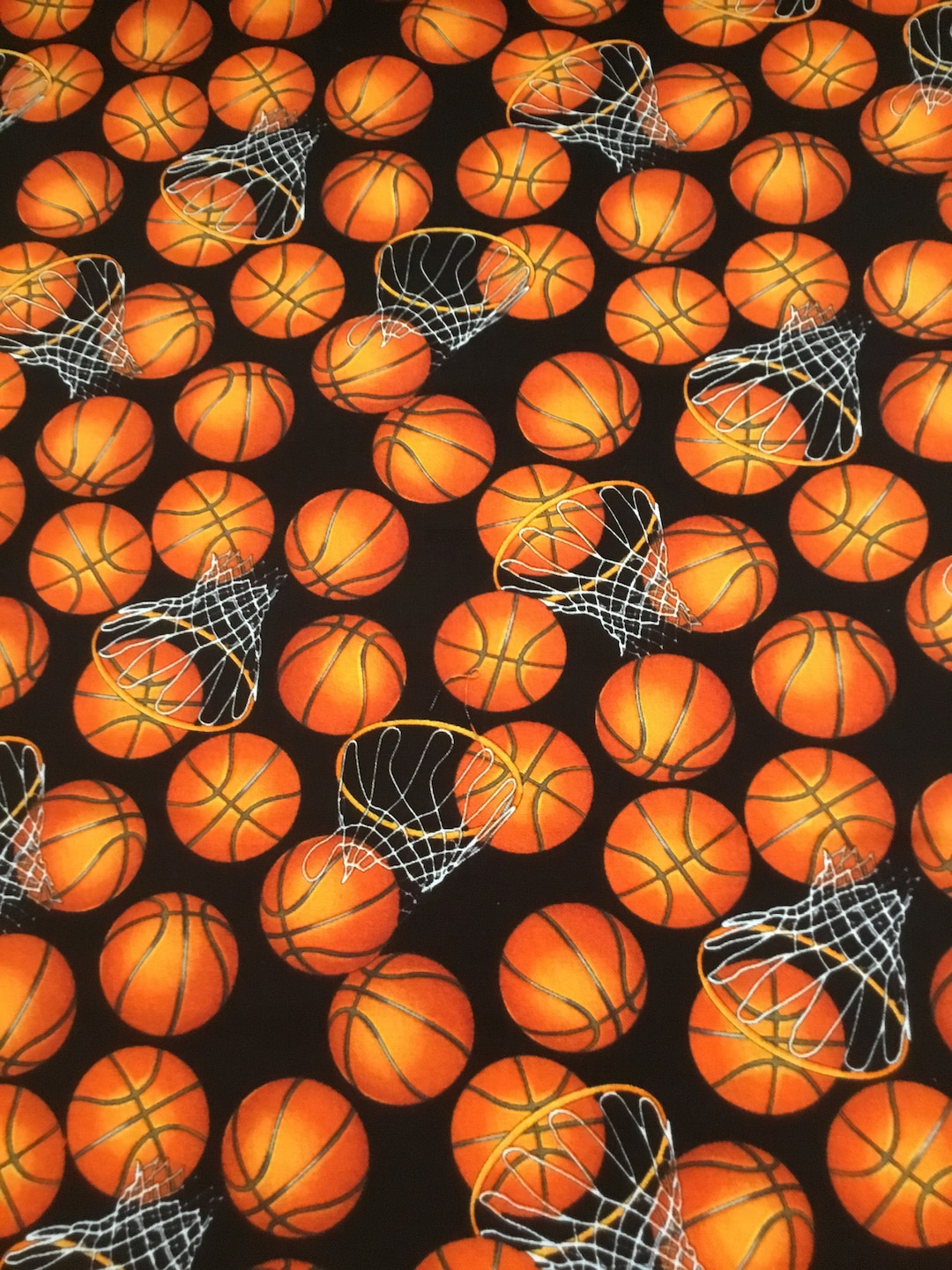 GO TEAM BASKETBALL Quilt Shop Quality Cotton Fabric From Timeless Treasures 1/2 Yard Etsy
