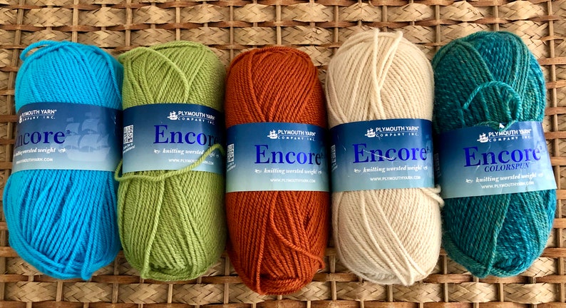 Plymouth Yarn ENCORE worsted weight Acrylic/Wool yarn image 0