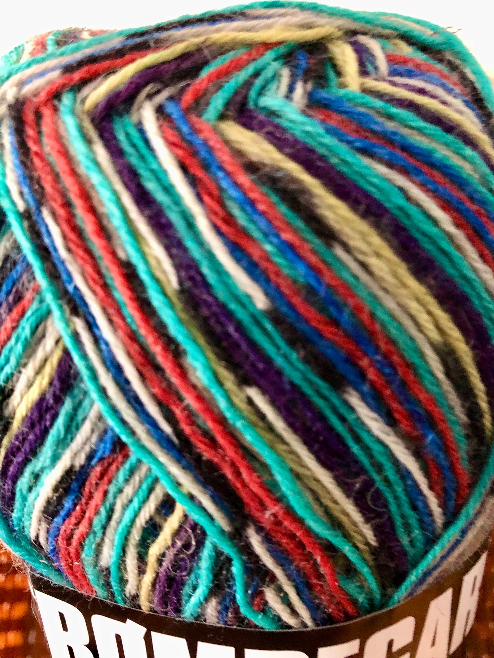 Self Striping Sock Yarn Superwash Wool / Nylon color Etsy